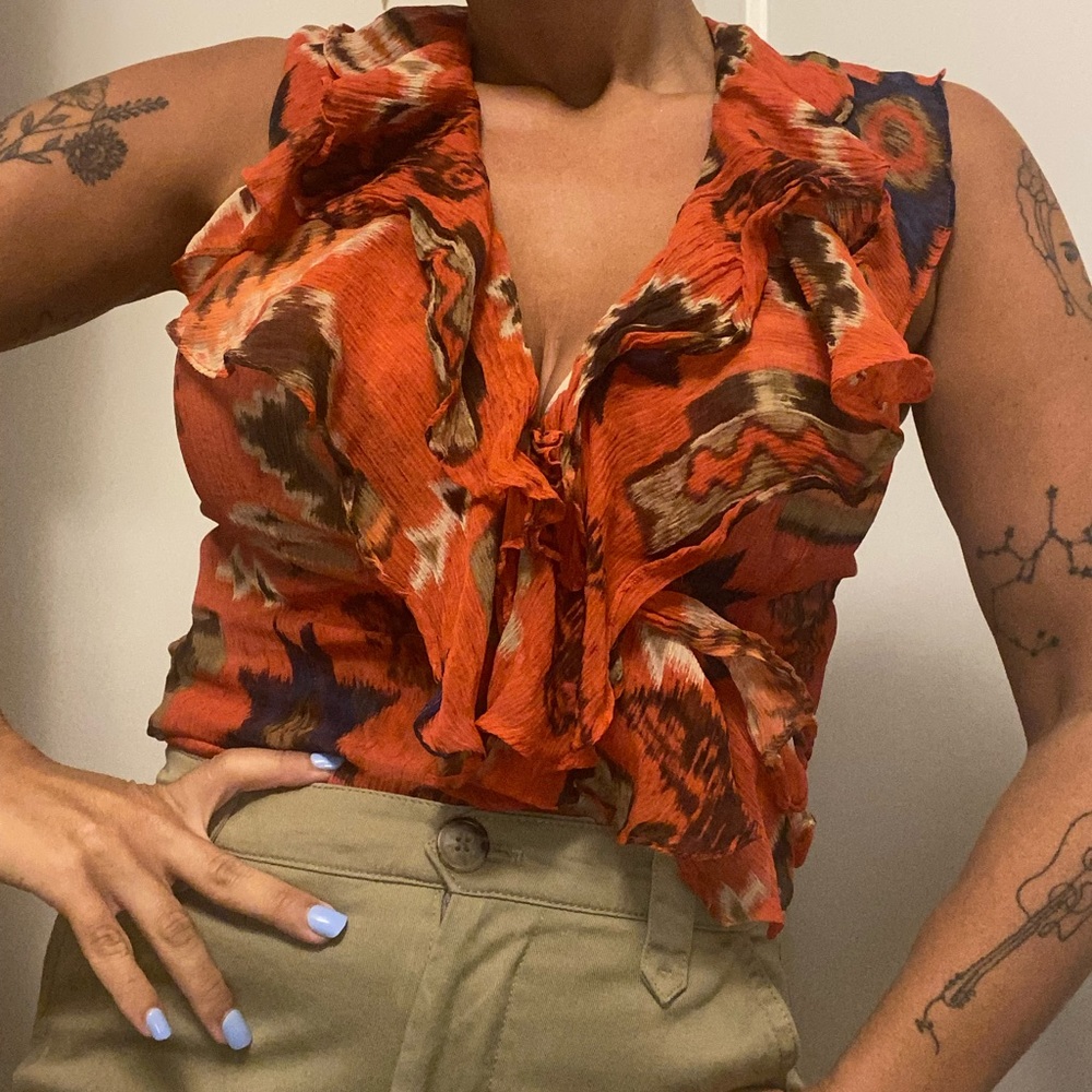 Vintage Aztec Ralph Lauren Blouse